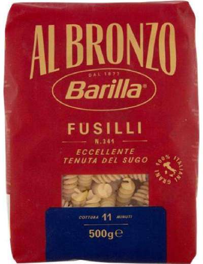 BARILLA BRONZO FUSILLI GR 500