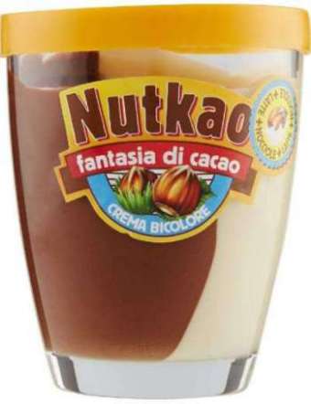 NUTKAO CREMA BICOLORE BICCHIERE RITA VT GR 200