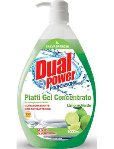 DUAL POWER PIATTI GEL CONCENTRATO LIMONE 1000 ML