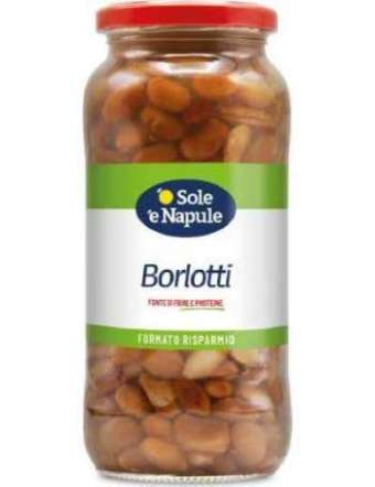 'O SOLE 'E NAPULE FAGIOLI BORLOTTI VETRO GR 540