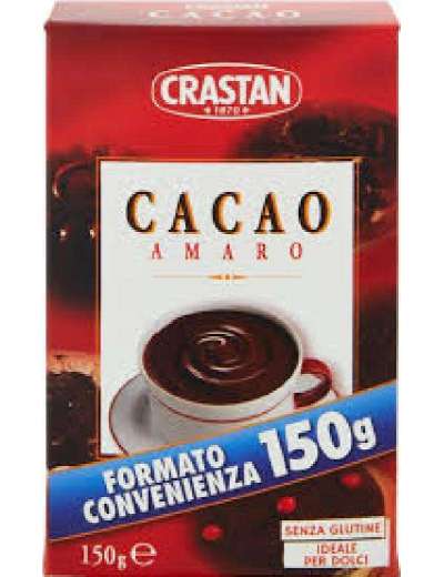 CRASTAN CACAO AMARO IN POLVERE GR 150