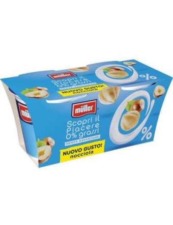 MULLER 0% NOCCIOLA YOGURT...