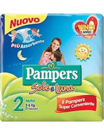 PAMPERS SOLE & LUNA TAGLIA...