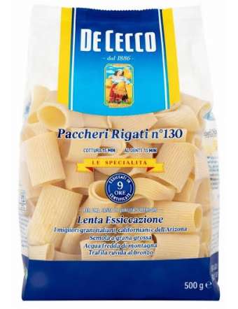 DE CECCO PACCHERI RIGATI GR...