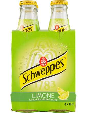 SCHWEPPES LIMONE 4X18 CL