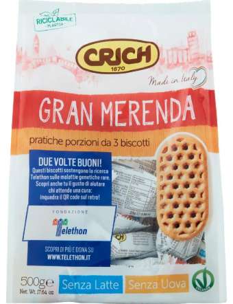 CRICH GRAN MERENDA PORZIONI...