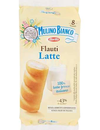 MULINO BIANCO FLAUTI LATTE...