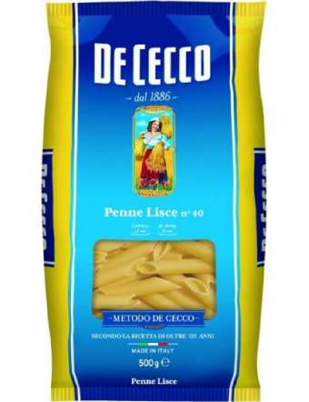 DE CECCO N 40 PENNE LISCE...