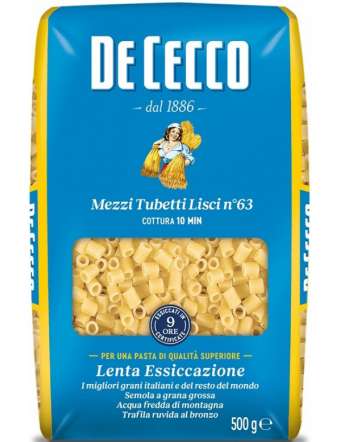 DE CECCO N 63 MEZZI TUBETTI...