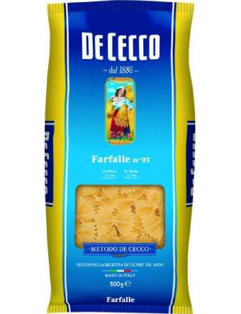 DE CECCO N 93 FARFALLE GR 500