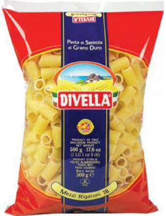 DIVELLA N 18 MEZZI RIGATONI...