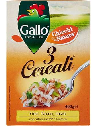 GALLO RISO 3 CEREALI...