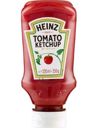 HEINZ KETCHUP TOP DOWN...