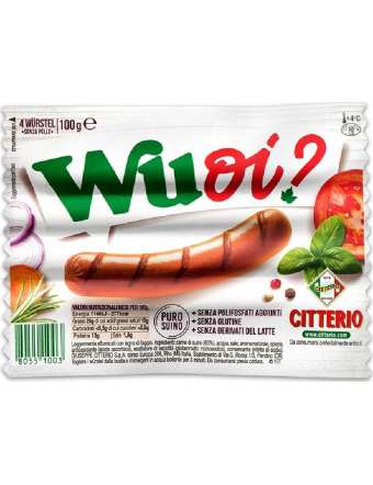WUOI? WURSTEL 4 PEZZI...