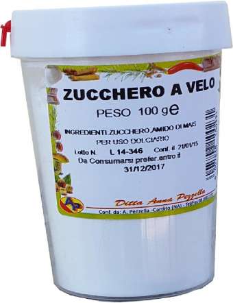 PEZZELLA ZUCCHERO A VELO...
