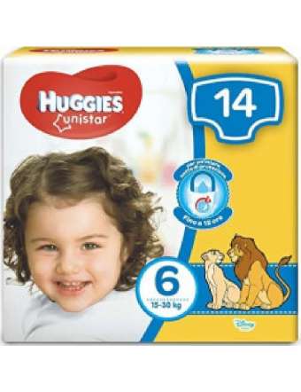 HUGGIES UNISTAR TAGLIA 6...