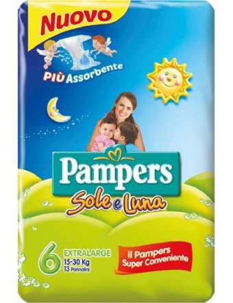 PAMPERS SOLE & LUNA TAGLIA...