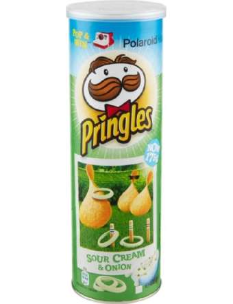 PRINGLES SOUR CREAM & ONION...