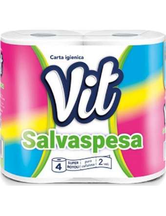 VIT CARTA IGIENICA 4 ROTOLI...