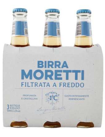 MORETTI BIRRA FILTRATA...