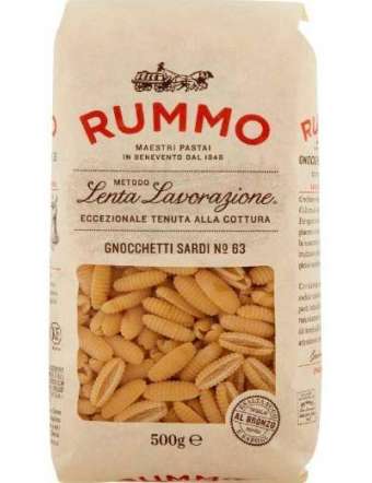 RUMMO 63 GNOCCHETTI SARDI...