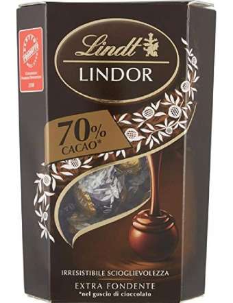 LINDT LINDOR PRALINE 70%...