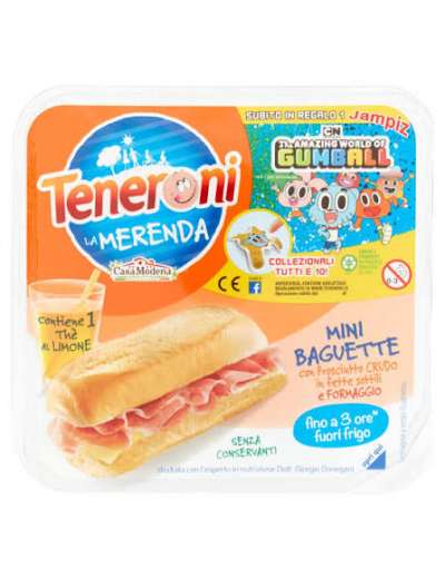 TENERONI LA MERENDA PANINO CRUDO E THE' GR 170