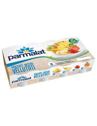 PARMALAT YOGURT FRUTTA VELLUTATO ASSORTITO GR 125X8