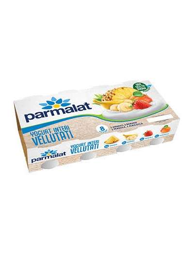 PARMALAT YOGURT FRUTTA VELLUTATO ASSORTITO GR 125X8