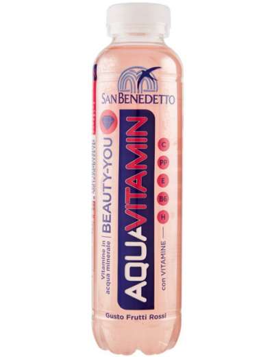 SAN BENEDETTO AQUAVITAMIN FRUTTI ROSSI PET ML 400