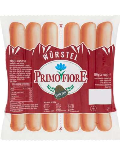 PRIMO FIORE WURSTEL 2 X 250 GR