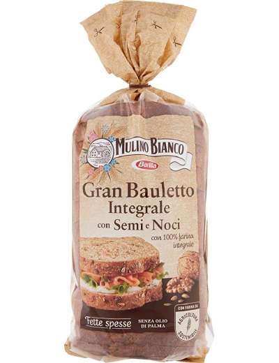 MULINO BIANCO PANE INTEGRALE CON SEMI E NOCI GR 465