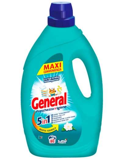 GENERAL 60 LAVAGGI FRESCHEZZA+IGIENE ML 2700