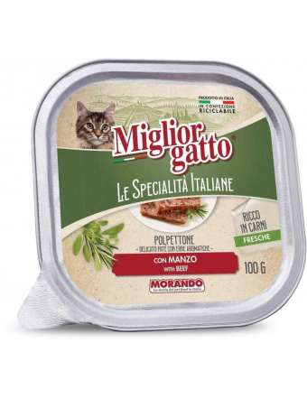 MIGLIORGATTO SPECIAL PATE' MANZO GR 100