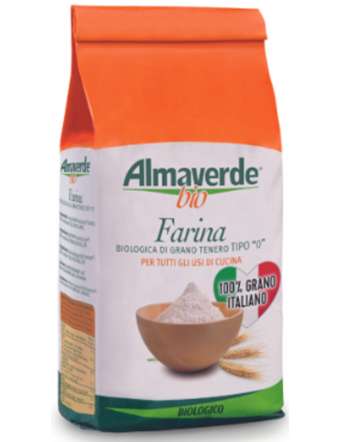 ALMAVERDE BIO FARINA GRANO TENERO '0' KG 1