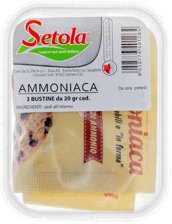 SETOLA AMMONIACA 3 BUSTE GR 20
