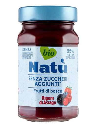 RIGONI BIO NATU FRUTTI BOSCO SENZA ZUCCHERI AGGIUNTI GR 240