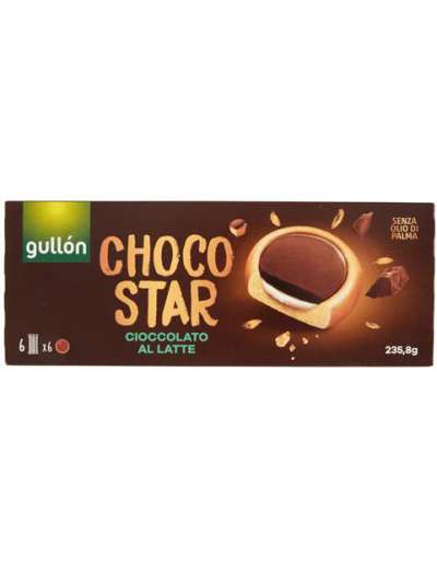 GULLON CHOCO STAR CIOCCOLATO LATTE GR 235