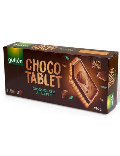 GULLON CHOCO TABLET CIOCC LATTE GR 150