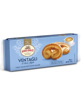 ASOLO DOLCE VENTAGLI PASTA SFOGLIA GR 120