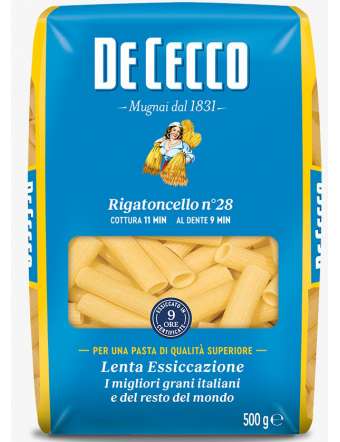 DE CECCO RIGATONCELLO N28 GR 500