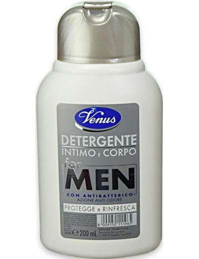 VENUS DETERGENTE INTIMO E CORPO UOMO ML 200