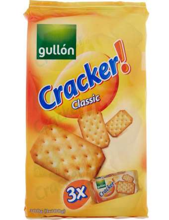 GULLON CRACKERS RETTANGOLARI 3X100GR
