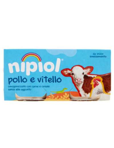 NIPIOL OMO VITELLO/POLLO GR 80X2