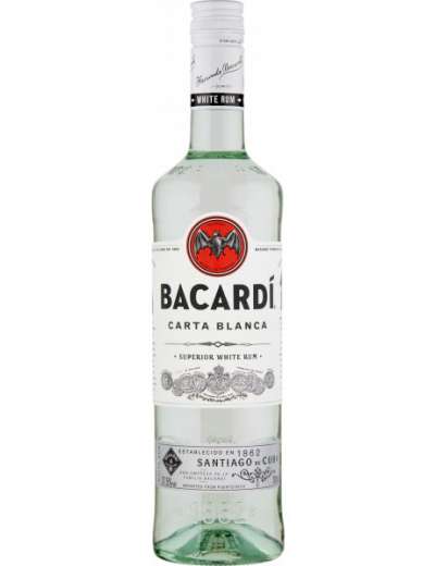 RUM BACARDI CARTA BLANCA 38% CL 70