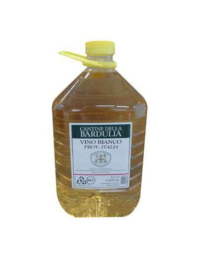 BARDULIA VINO BIANCO PET BLU LT 5