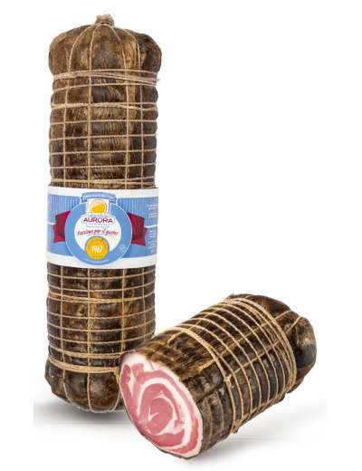 PANCETTA ARROTOLATA FILETTATA CON PEPE KG 2