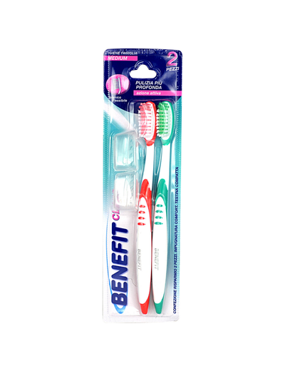 BENEFIT SPAZZOLINO MEDIUM 2 PZ