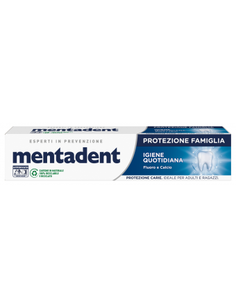 MENTADENT DENTIFRICIO PROTEZIONE FAMIGLIA IGIENE QUOTIDIANA ML 75