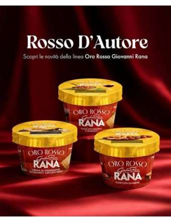 RANA OROROSSO SUGO CON GAMBERI GR 180
